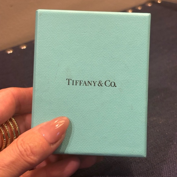 Tiffany & Co. large Elsa Peretti sterling Silver Open Heart Necklace .925 chain - Picture 2 of 9